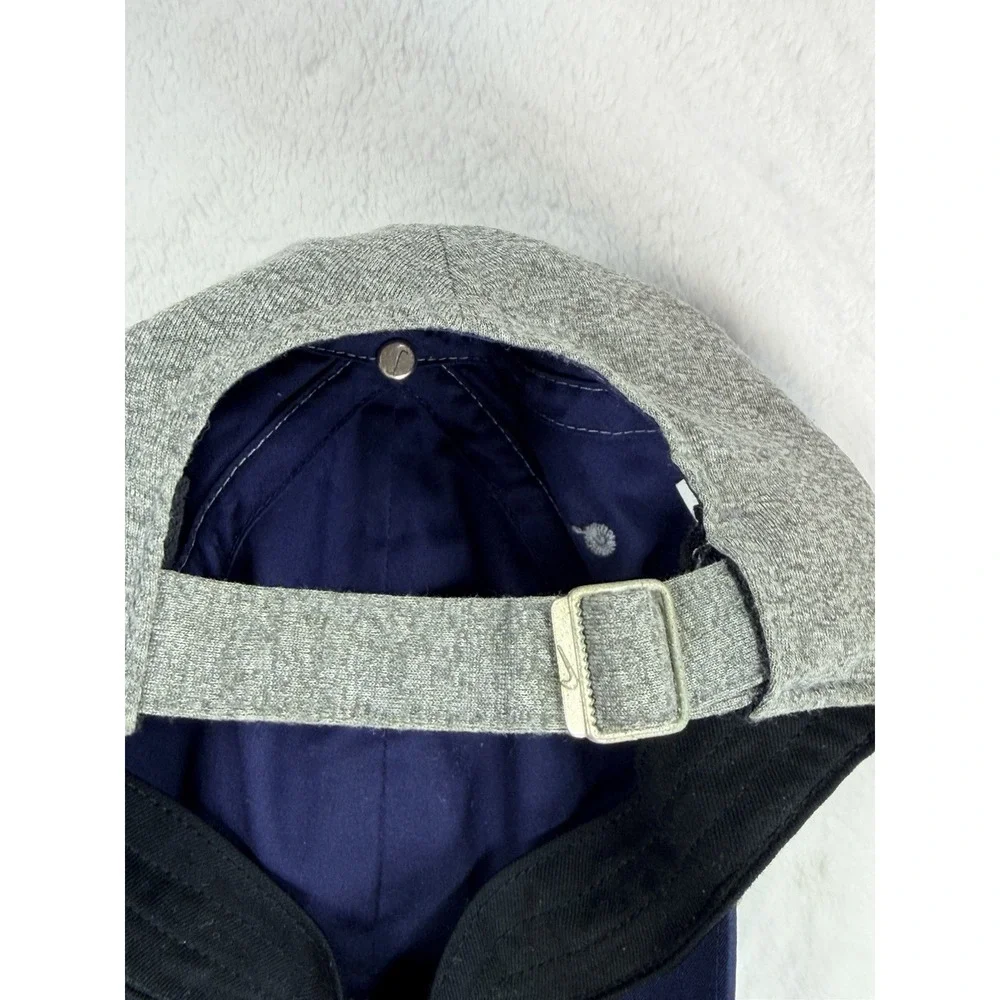 Cleveland Indians Heritage 86 Baseball Cap Hat Gray Blue Nike‎ Dri Fit Men's